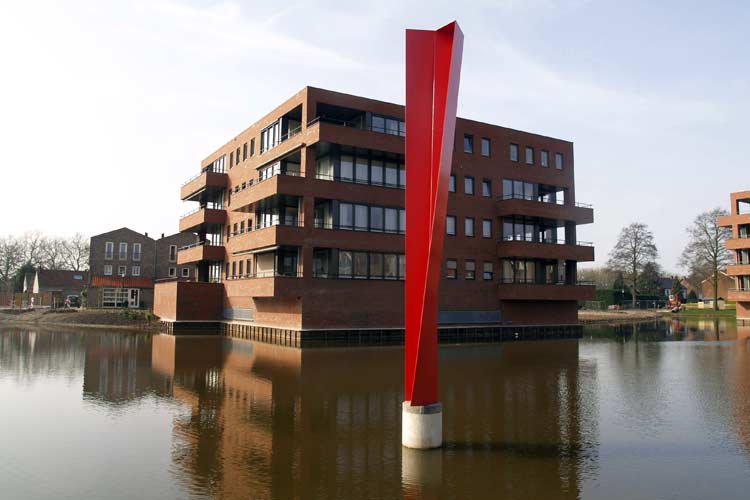 Bennekum stalen beeld van Henk van voorde Espritwijk in Gorinchem