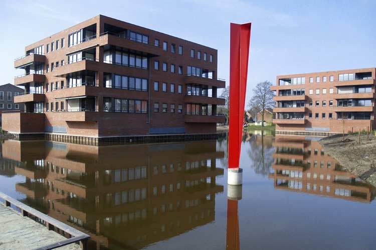 Bennekum stalen beeld van Henk van voorde Espritwijk in Gorinchem