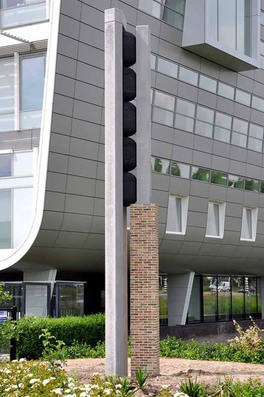 Beeld bij de RABO Bank in Gorinchem.