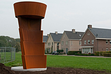 Niko de Wit; kunstwerk geplaatst in Heilaren-Noord.