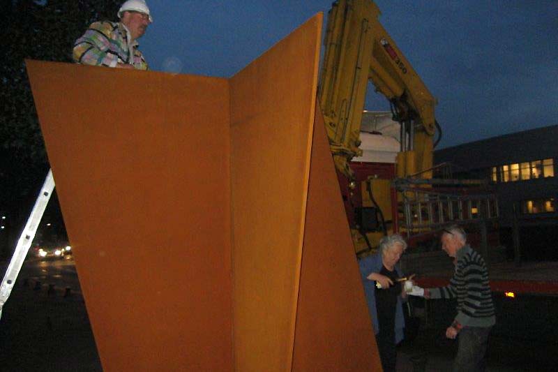 T70 - inrichting tentoonstelling te Alblasserdam ter ere van 70 jaar Teeuwen.