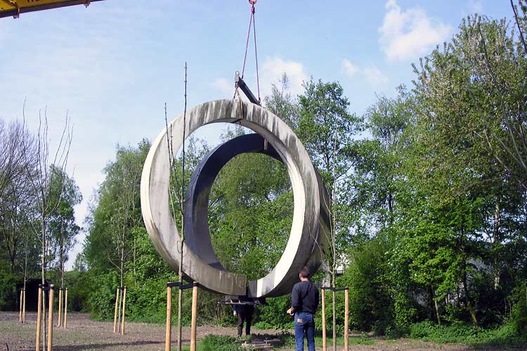 2009 - "Waterschap Rivierenland" van Henk van Bennekum - herplaatsing in de Gemeente Alblasserdam.