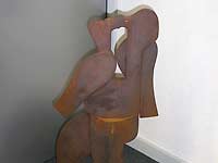 Rein Dool, Dordrecht, model voor cor-ten stalen beeldje