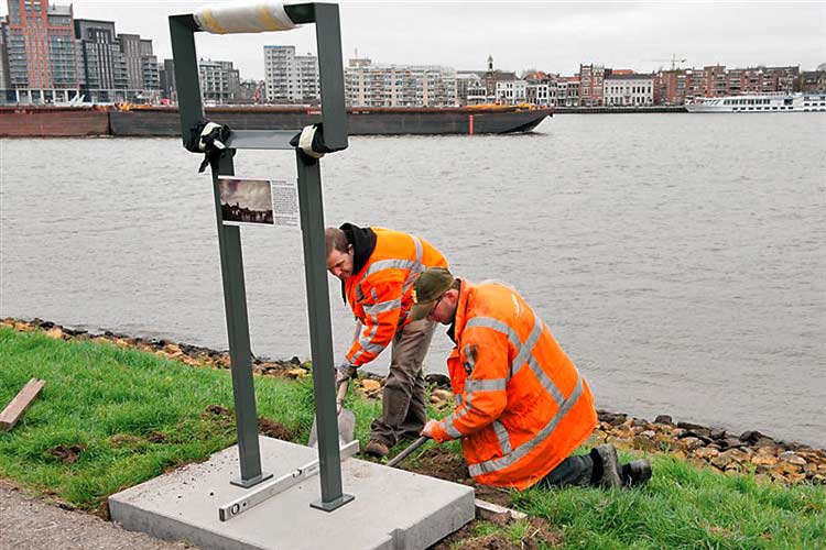 Project Gezicht op Dordt van het Beeldenpark Drechtoevers OPAM in samenwerking met het Dordrechts Museum en Dordrecht Marketing.