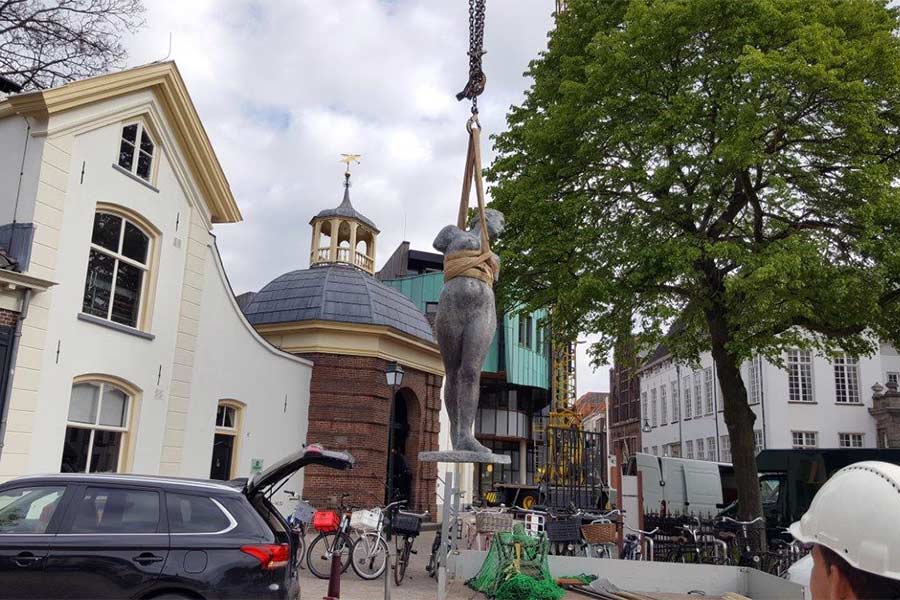 Maïté Duval - beeld door haar geschonken aan het Museum Zutphen.