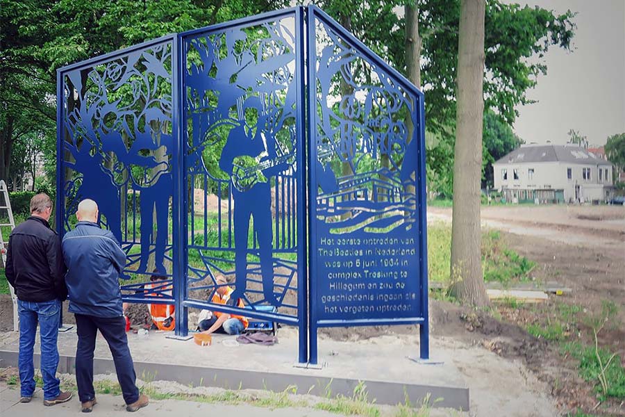 Uitgevoerd - het Beatles Monument - SEGNO d'ARTE productie van kunstwerken.