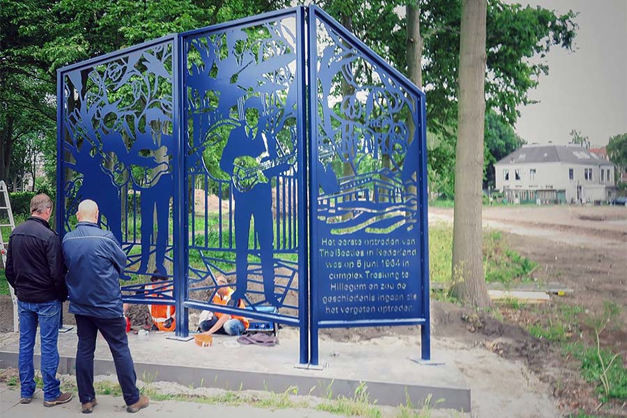 Uitgevoerd - het Beatles Monument - SEGNO d'ARTE productie van kunstwerken.